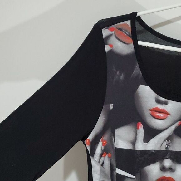 EDISTA Medium Black Long Sleeve Shirt - Picture 4 of 7